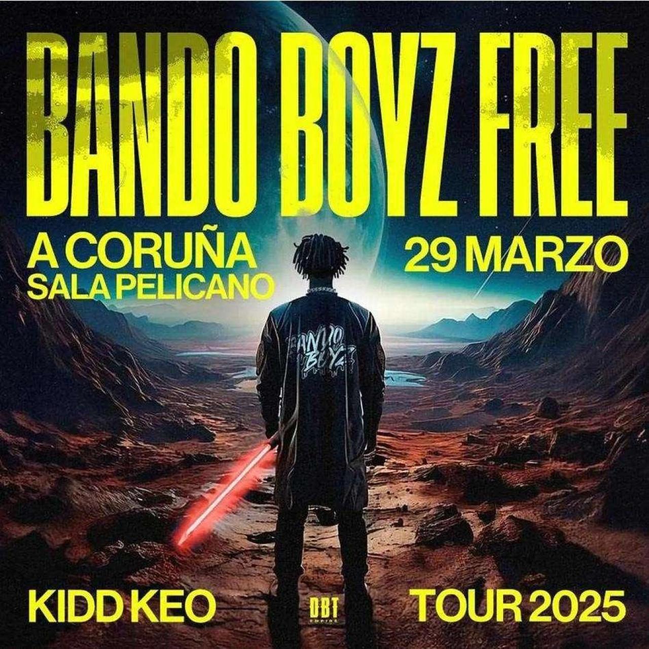 Cartel del tour de Kidd Keo.