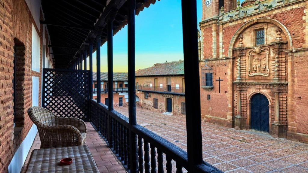 Vistas desde la Hospedería Santa Elena de San Carlos del Valle (Ciudad Real).