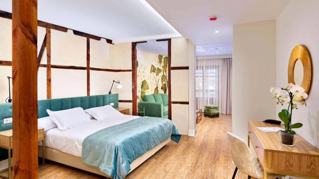 Una de las habitaciones del Hotel Boutique Adolfo.