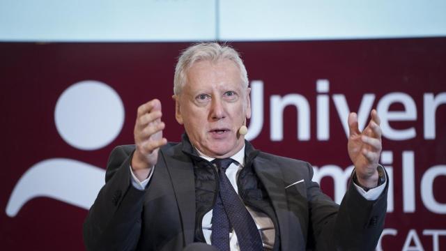 Javier Oliveros, director comercial de Mapfre Iberia, durante su intervención en la tercera jornada del V Observatorio de las Finanzas.