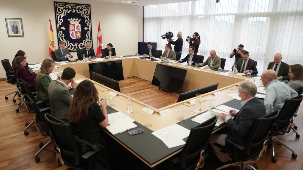 Imagen de la Junta de Portavoces de este jueves