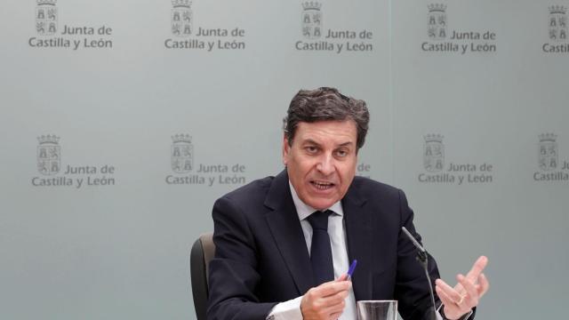 El portavoz de la Junta de Castilla y León, Carlos Fernández Carriedo.