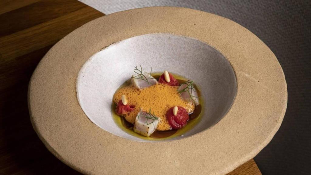 Plato del restaurante Origen, en Carcaixent. EE