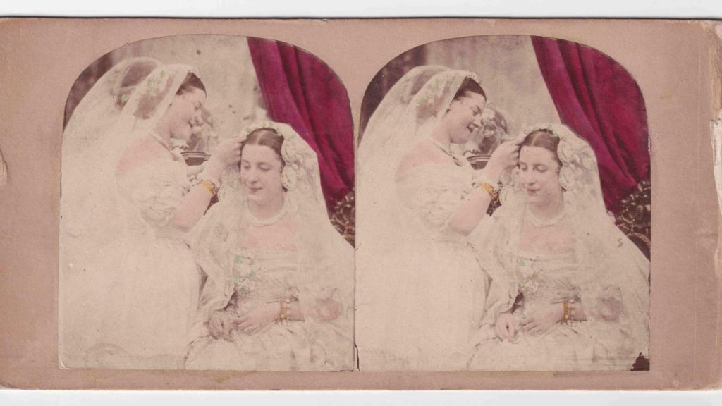 Estudio de James Elliott (atrib.): 'Escena de preparación de una novia', 1855-1860. Colección Stéphany Onfray