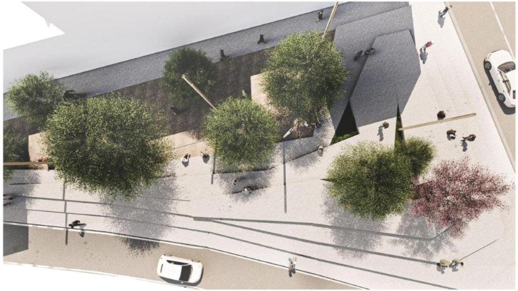 Infografía de las obras.