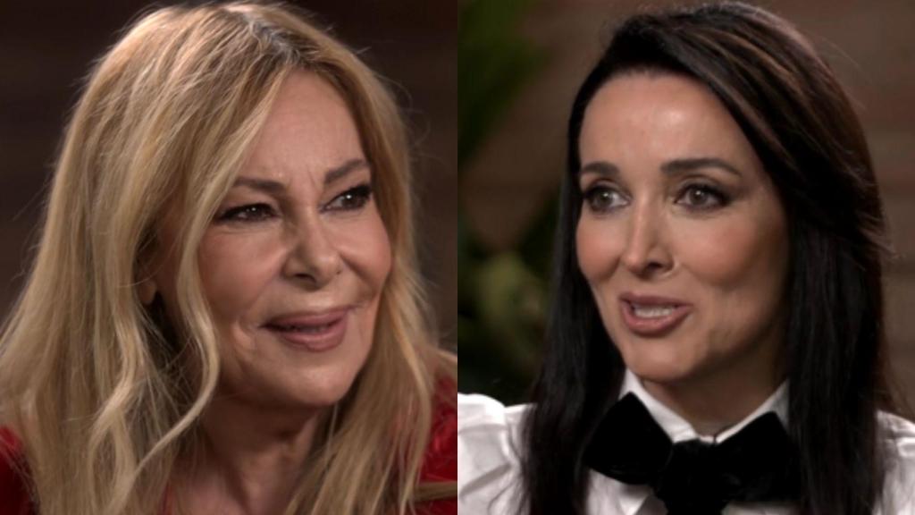 Ana Obregón y Cruz Sánchez de Lara, en un fotomontaje de BLUPER