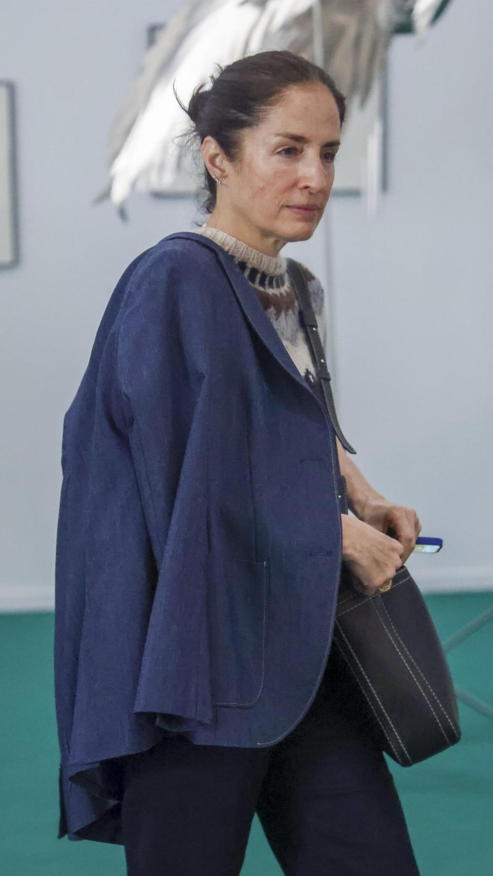 Carolina Adriana Herrera, en su reciente visita a la 44ª edición de la Feria ARCO, en Madrid.