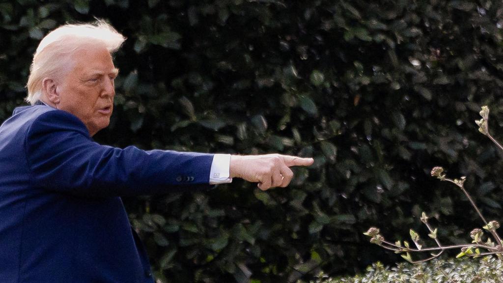 El presidente de Estados Unidos, Donald Trump, en la Casa Blanca en Washington.
