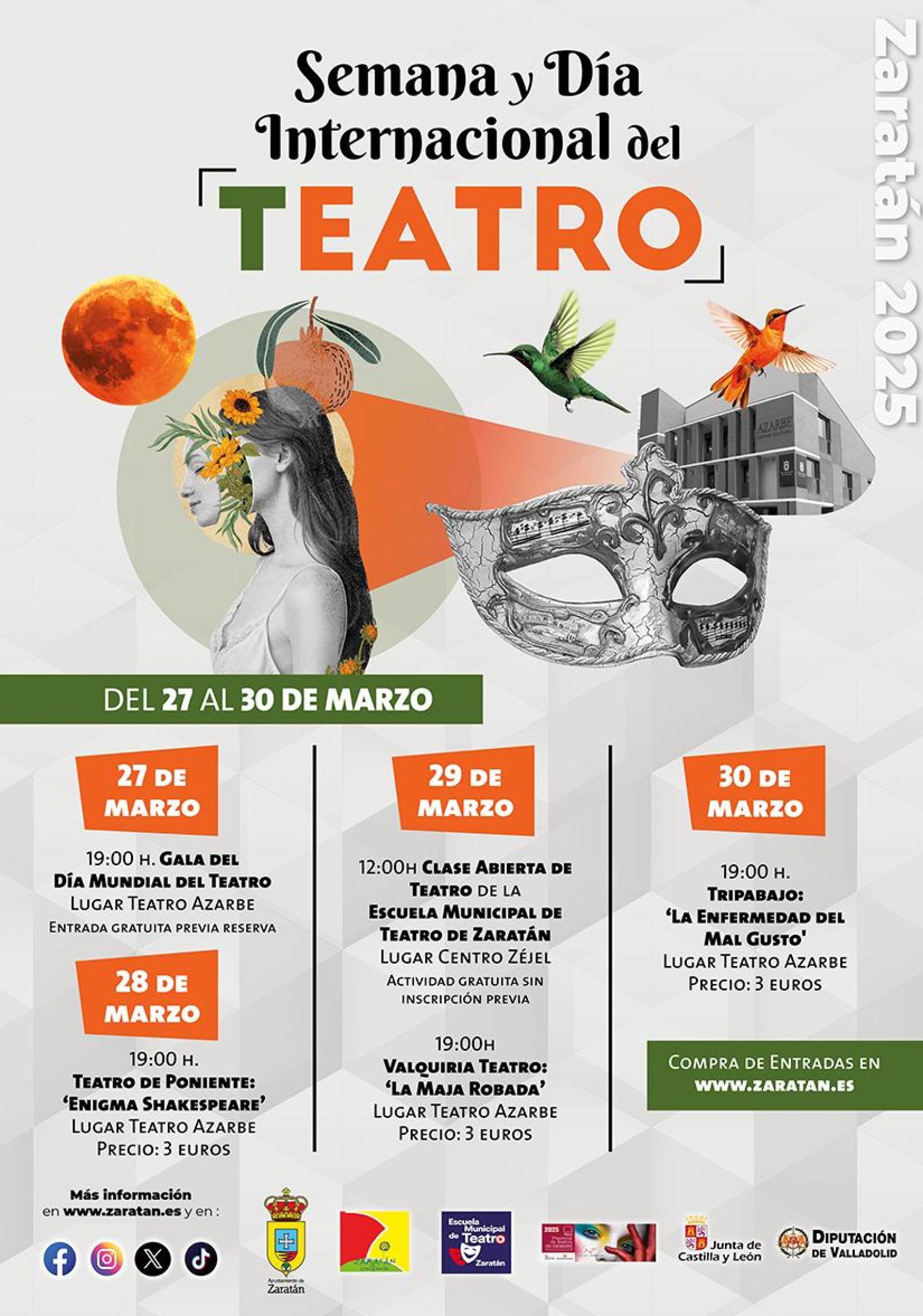 CARTEL PRINCIPAL SEMANA TEATRO ZARATÁN 2025