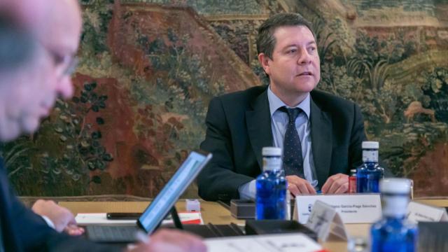 Page durante una reunión del Consejo de Gobierno de Castilla-La Mancha.