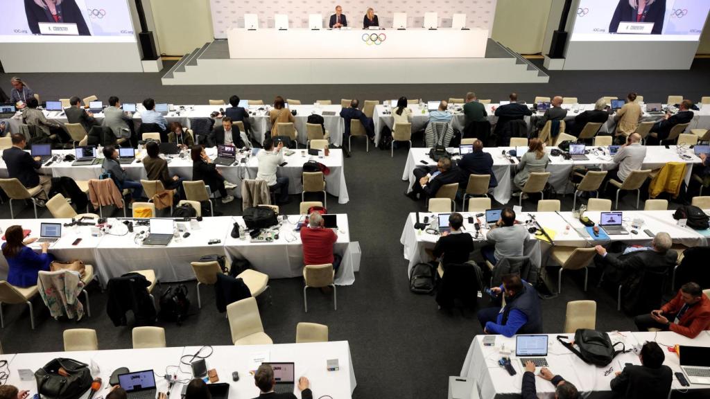 Coventry, en el acto de su elección como nueva presidenta del COI.