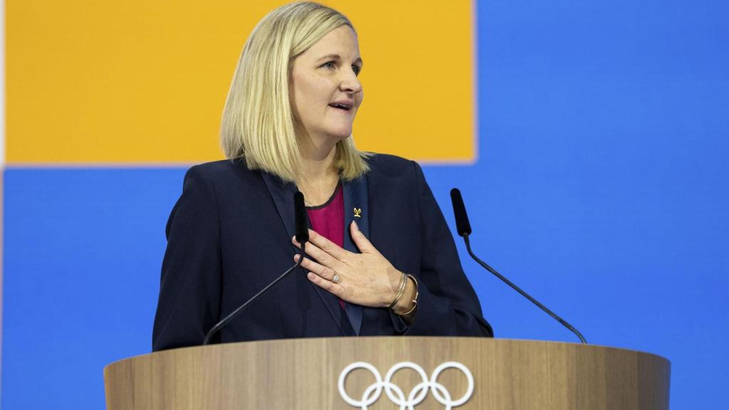 Kirsty Coventry, en la sesión del Comité Olímpico Internacional de la que salió como nueva presidenta.
