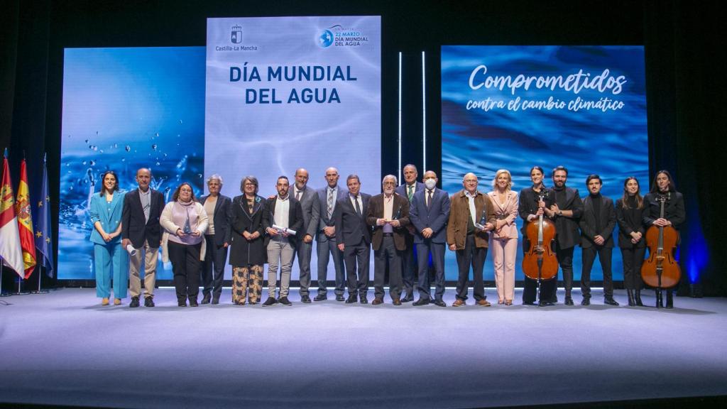 La consejera Mercedes Gómez en el acto por el Día Mundial del Agua. Foto: JCCM.