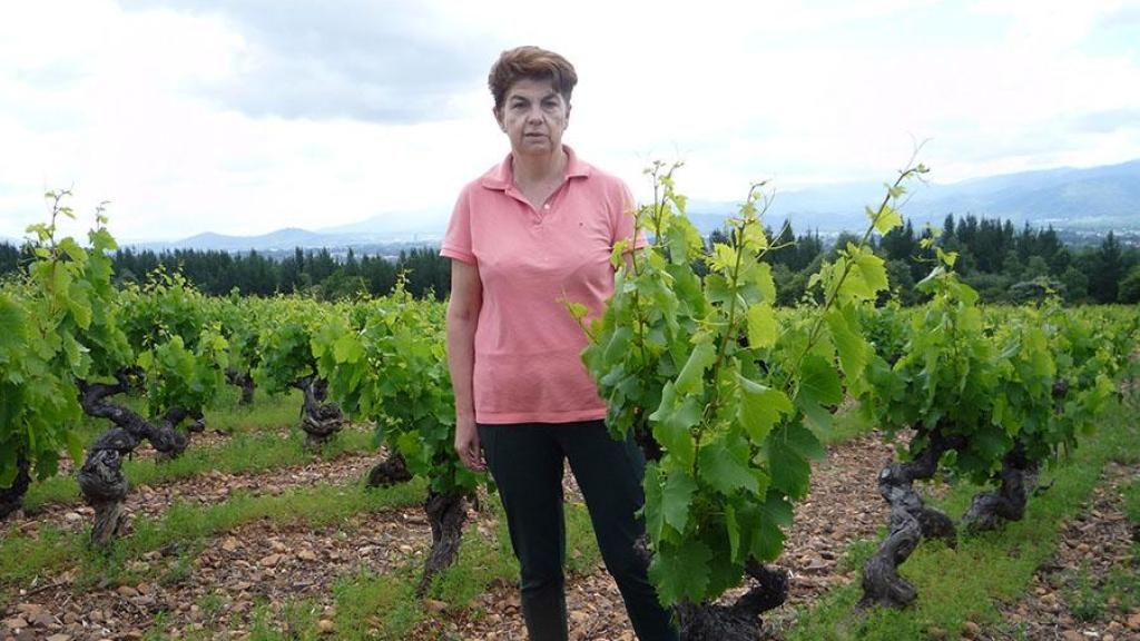 Elva García Amigo,  directora y propietaria de Bodega Aníbal de Otero.