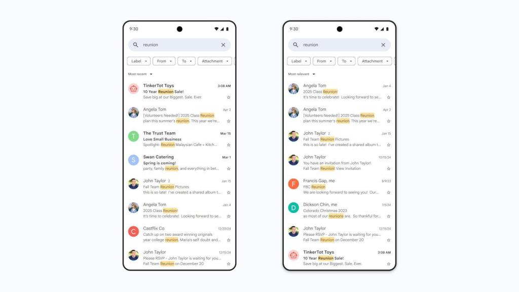 Nueva búsqueda en Gmail