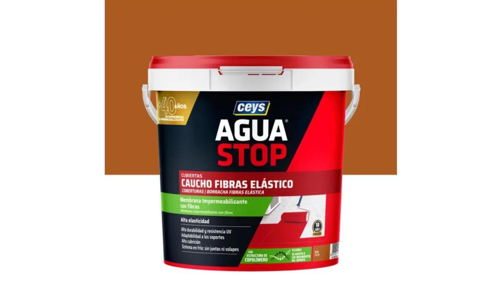 La pintura impermeabilizante Aguastop Ceys.