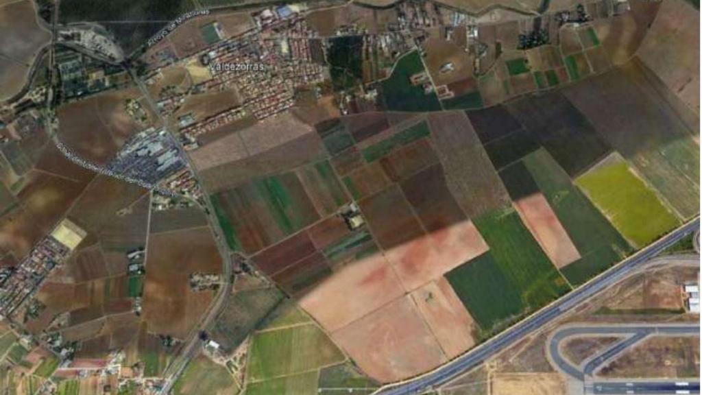 Vista aérea de los terrenos de San Nicolás Oeste.