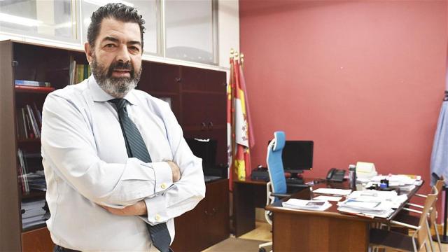 Alberto Gutiérrez Alberca, concejal de Tráfico y Movilidad del Ayuntamiento de Valladolid, durante la entrevista con EL ESPAÑOL de Castilla y León