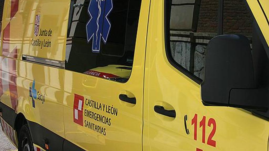 Una ambulancia medicalizada de Sacyl