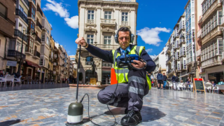 Archivo de un buscafugas en Cartagena.