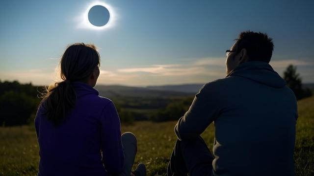 Imagen de archivo de un eclipse.