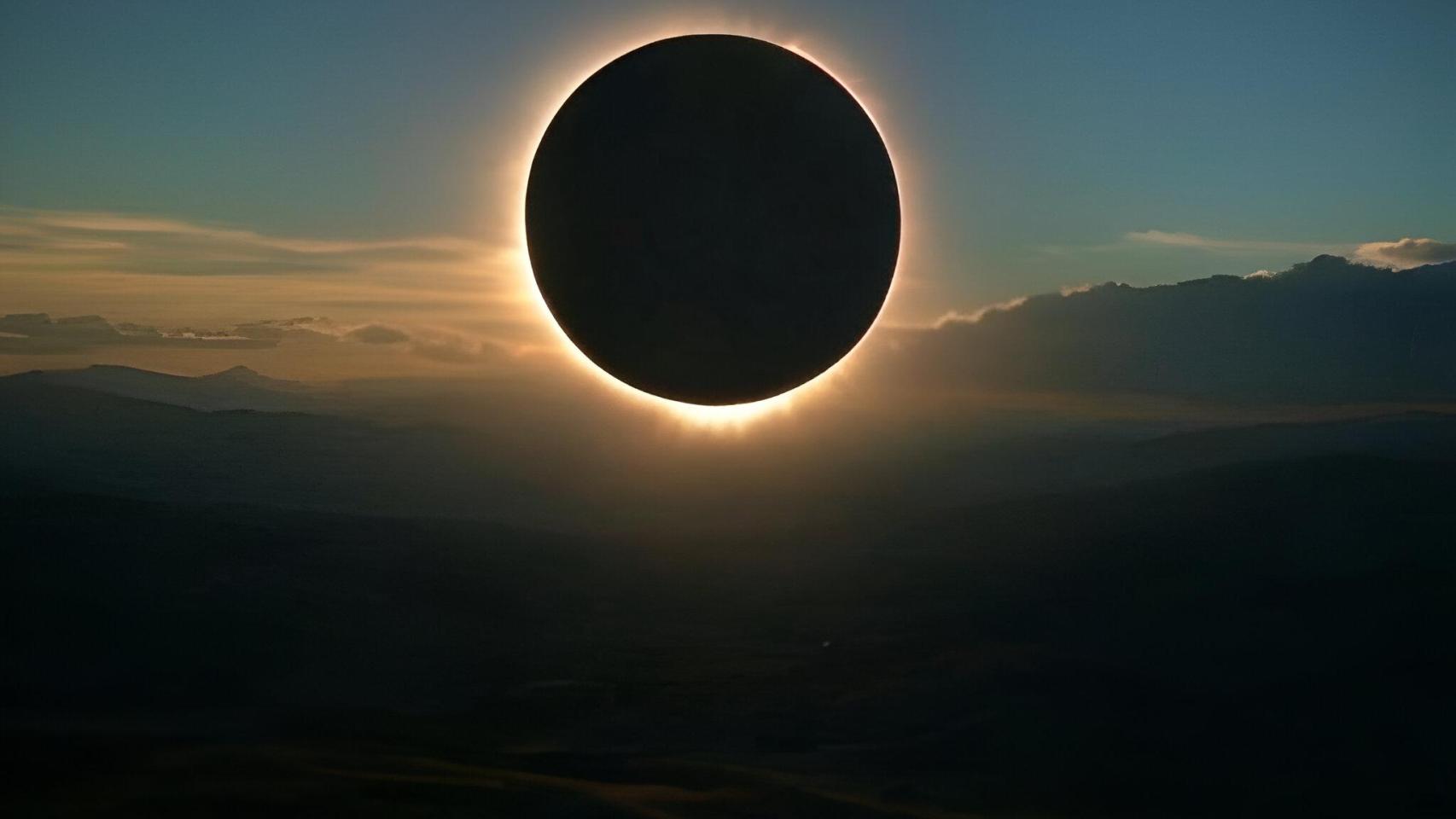 Imagen de archivo de un eclipse.