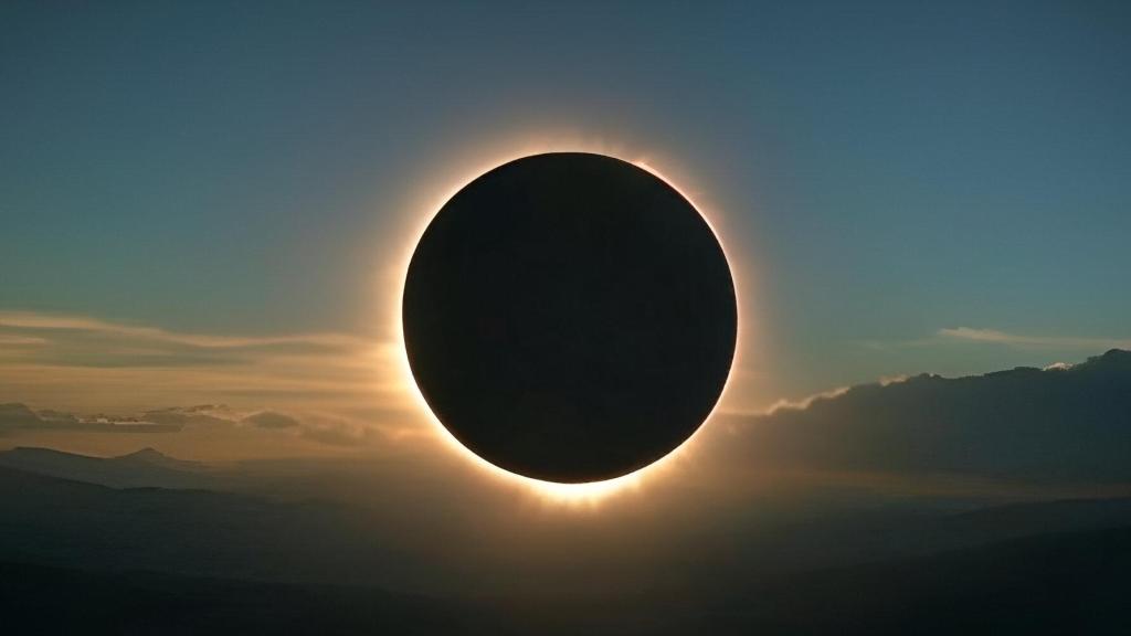 Imagen de archivo de un eclipse.