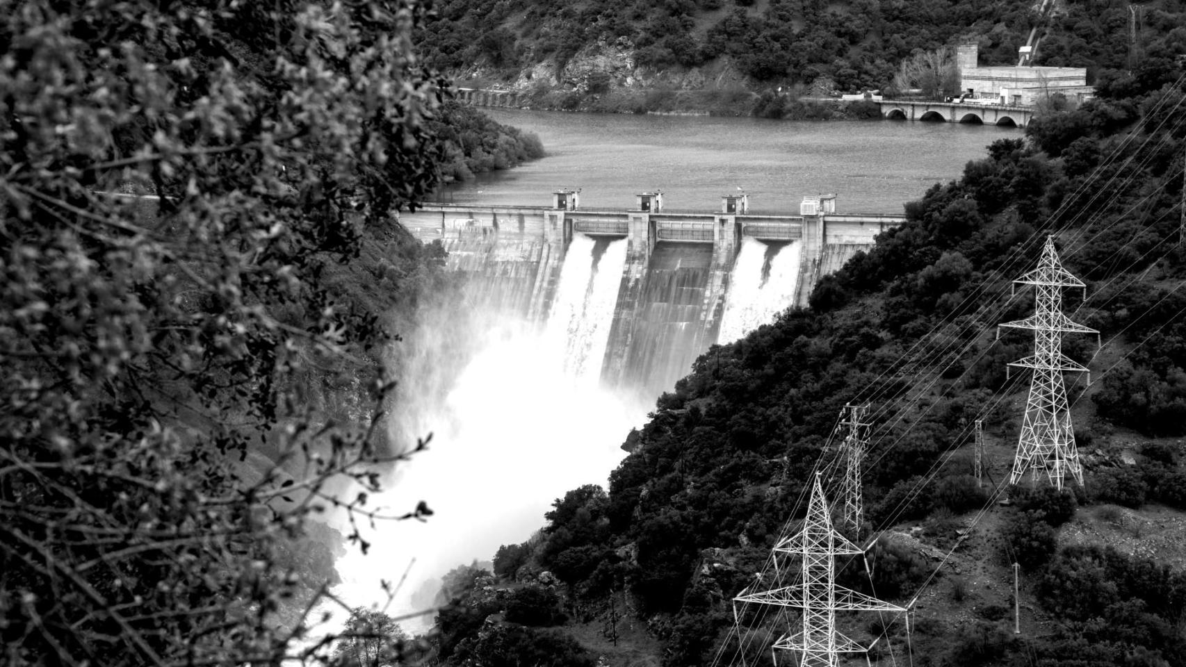 Vista del embalse de Picadas, a 19 de marzo de 2025, en Madrid (España).