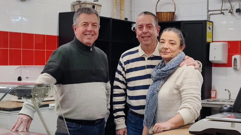 Iván, Vladimir y Palma.