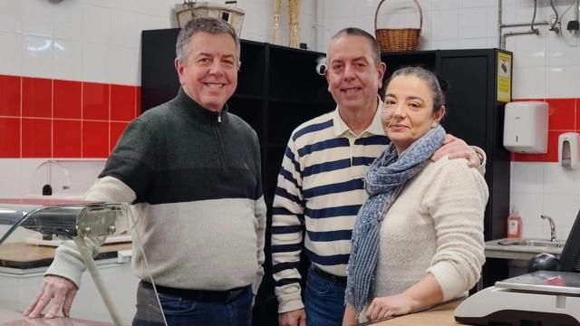 Iván, Vladimir y Palma.