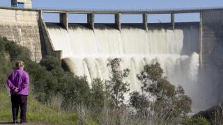 La presa del embalse del Gergal en Sevilla es de categoría A: su rotura puede afectar gravemente a núcleos urbanos.