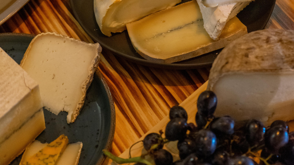 Diferentes quesos de Mr. Raclette.