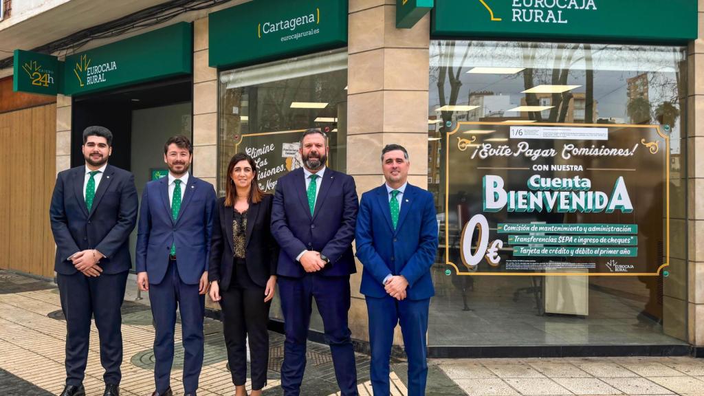 Inauguración de la nueva oficina de Eurocaja Rural en Cartagena.