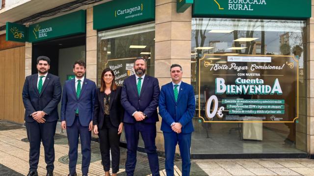 Inauguración de la nueva oficina de Eurocaja Rural en Cartagena.