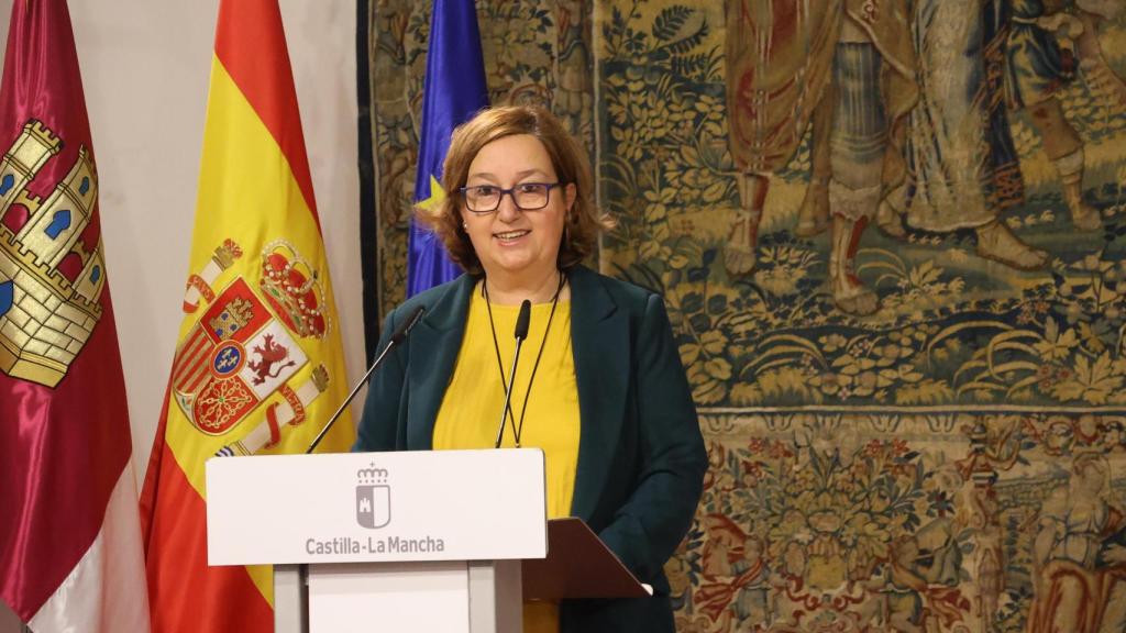 Concepción Cedillo durante su intervención.