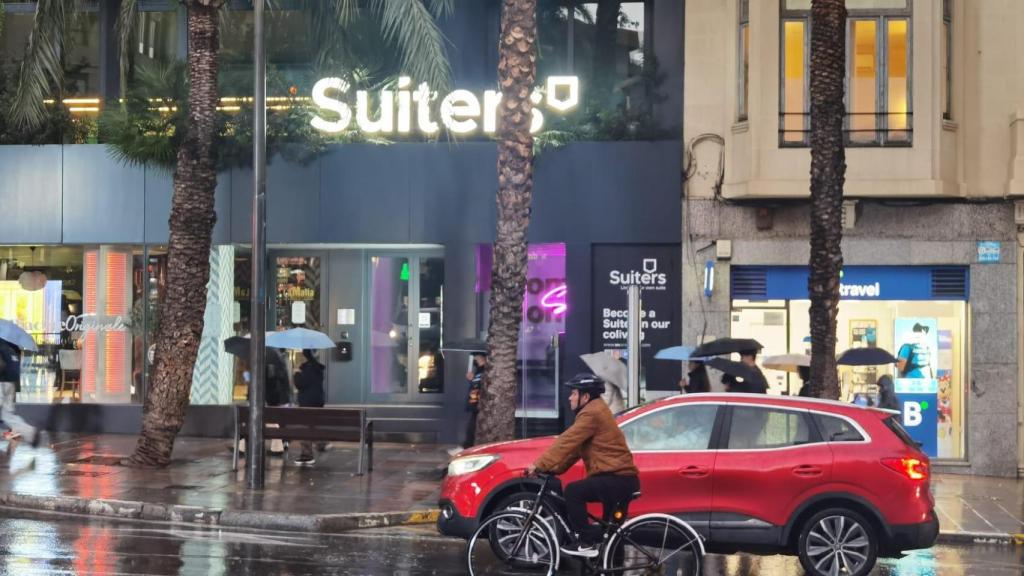 La ciudad de Alicante con lluvias estos días.