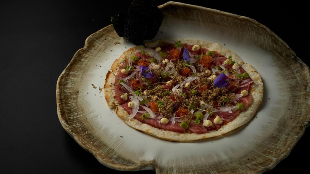 Okonomiyaki o pizza japonesa.