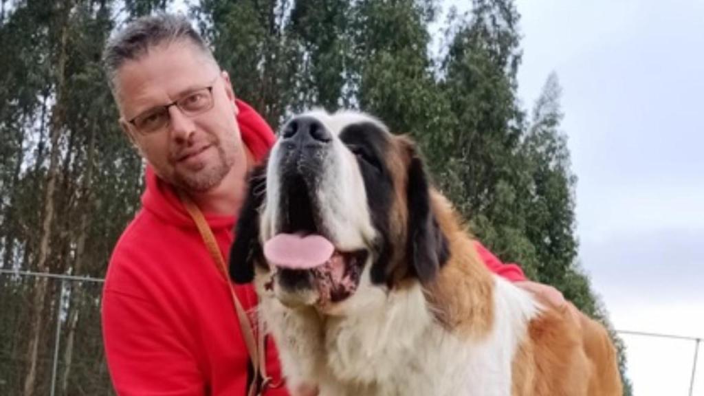 Mariano Chico Millán, director de la escuela canina Cruz de Calatrava.