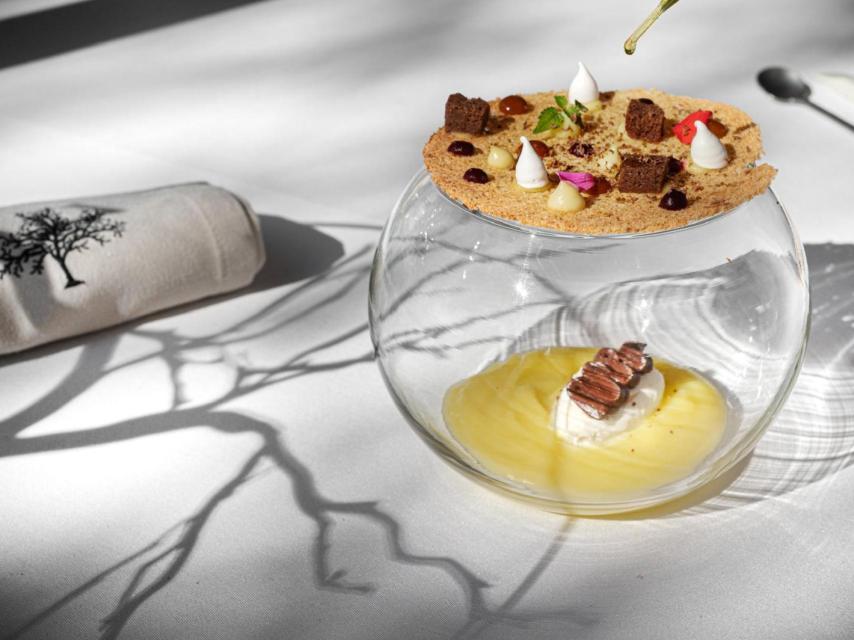 Plato de crema de aceite