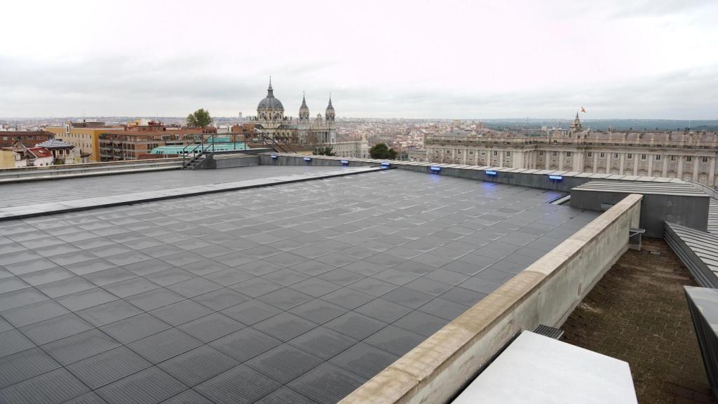 La nueva cubierta solar del Teatro Real de Madrid.