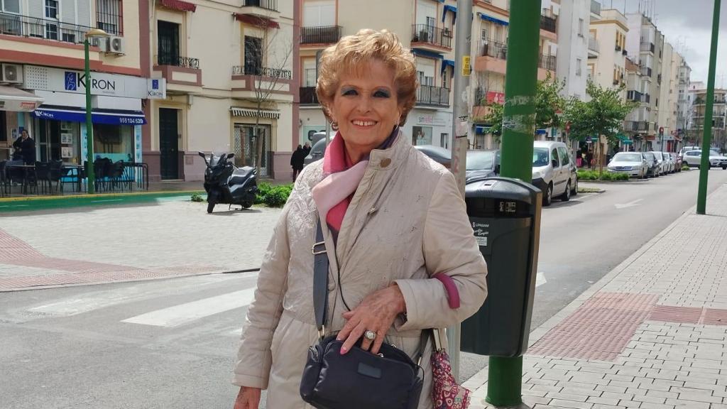 Pepi Sobrá, vecina de Pío XII, orgullosa de su barrio.