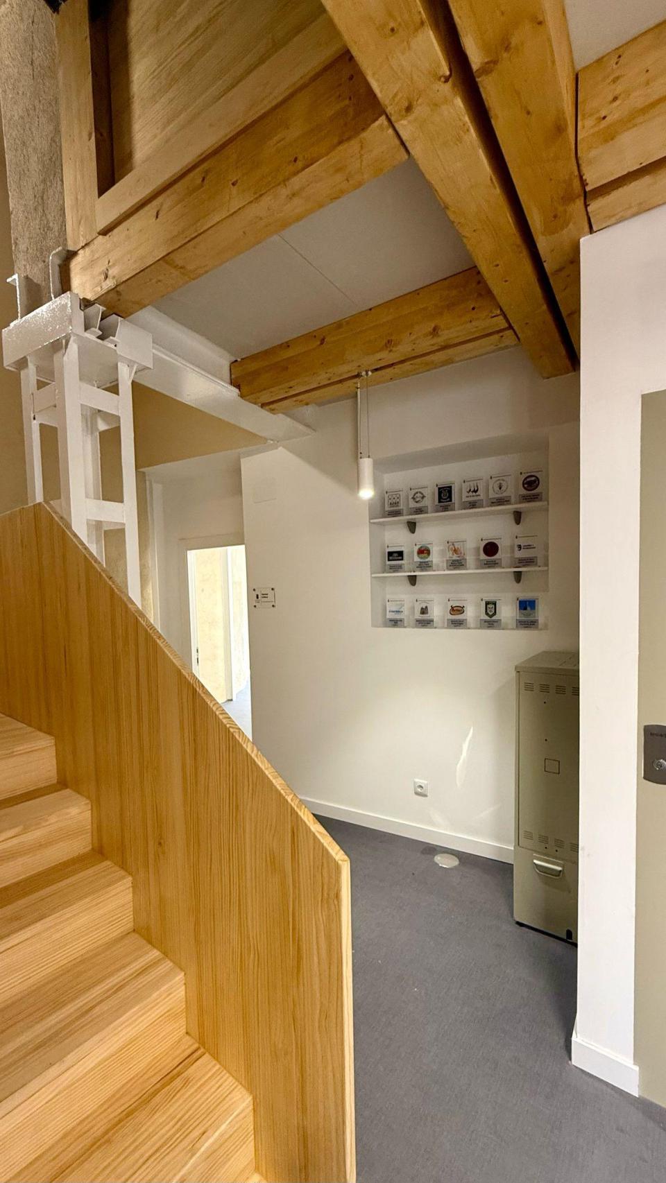 Detalles interiores del nuevo edificio