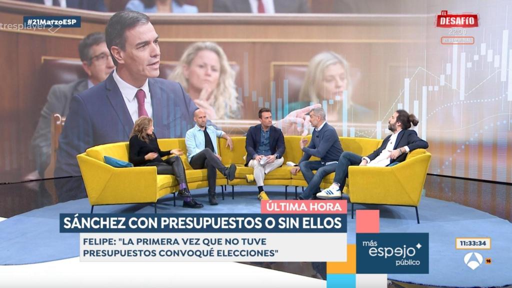 Tertulia de 'Espejo Público' sin Susanna Griso.