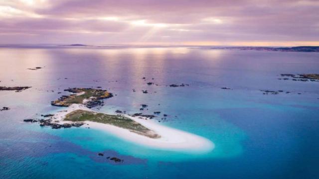 Islote Areoso en la Illa de Arousa (Pontevedra)