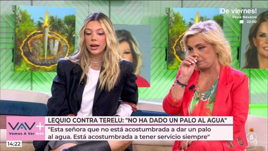 Alejandra Rubio y Carmen Borrego, en 'Vamos a ver'