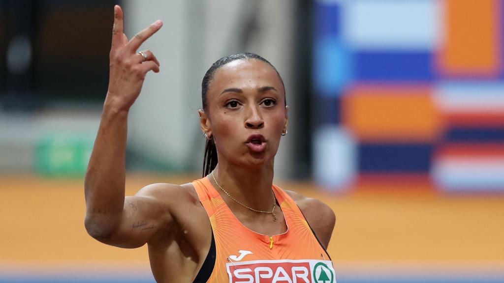 Ana Peleteiro, durante el Europeo de Apeldoorn.
