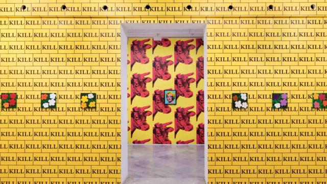 Vista de la exposición. Foto: Pepe Morón / © Sturtevant Estate, Paris