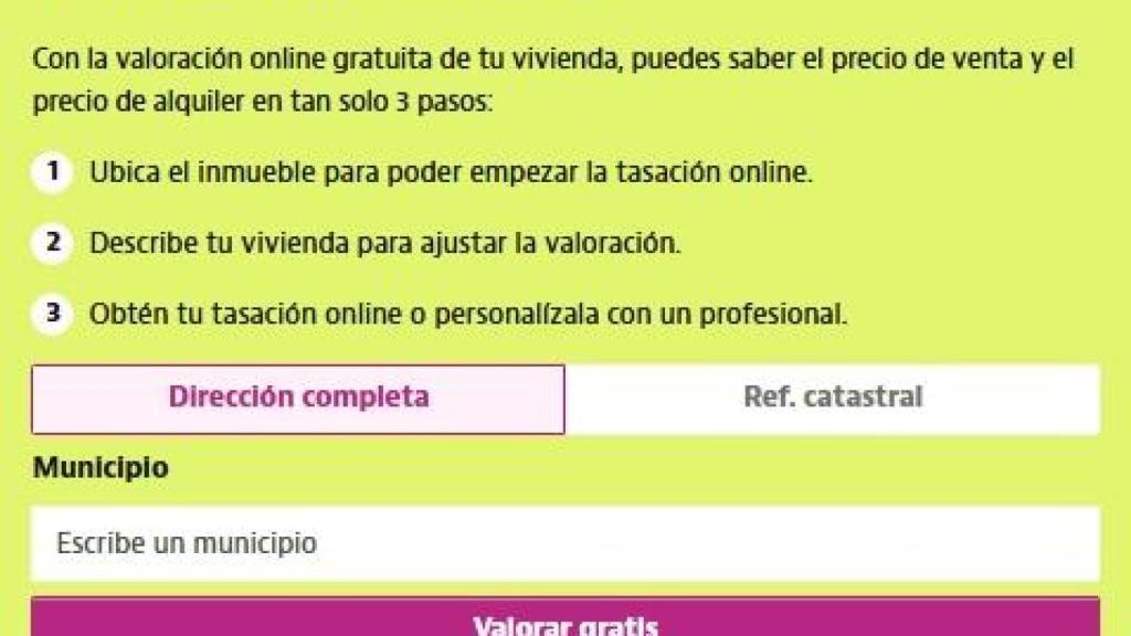 Simulación gratuita de Idealista