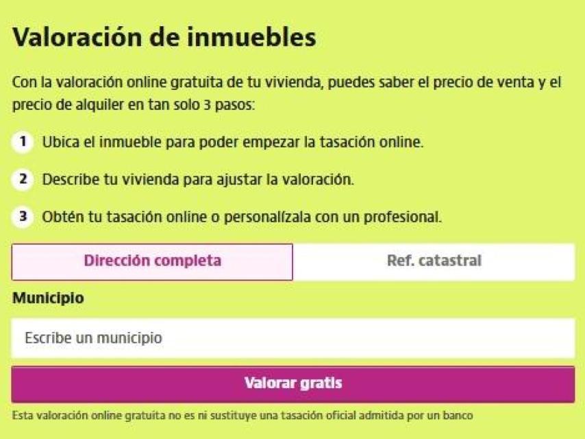 Simulación gratuita de Idealista