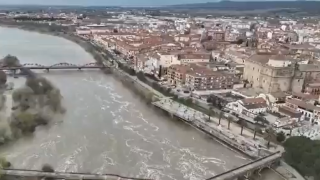 Tajo en Talavera de la Reina. Foto: Policía Local.